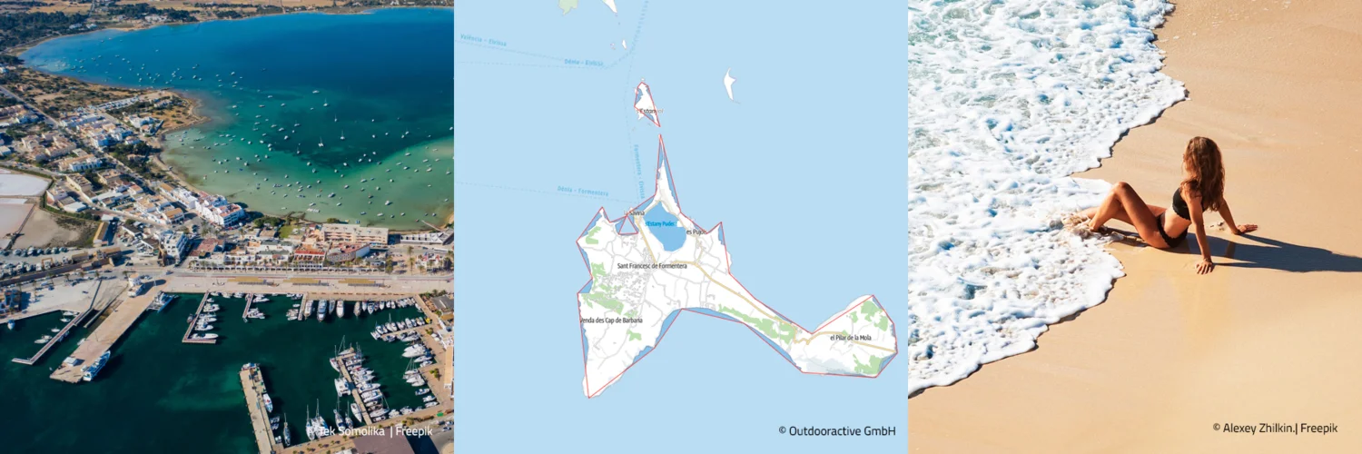 Formentera - alle Infos auf Trip Formentera  - alles auf einer Karte